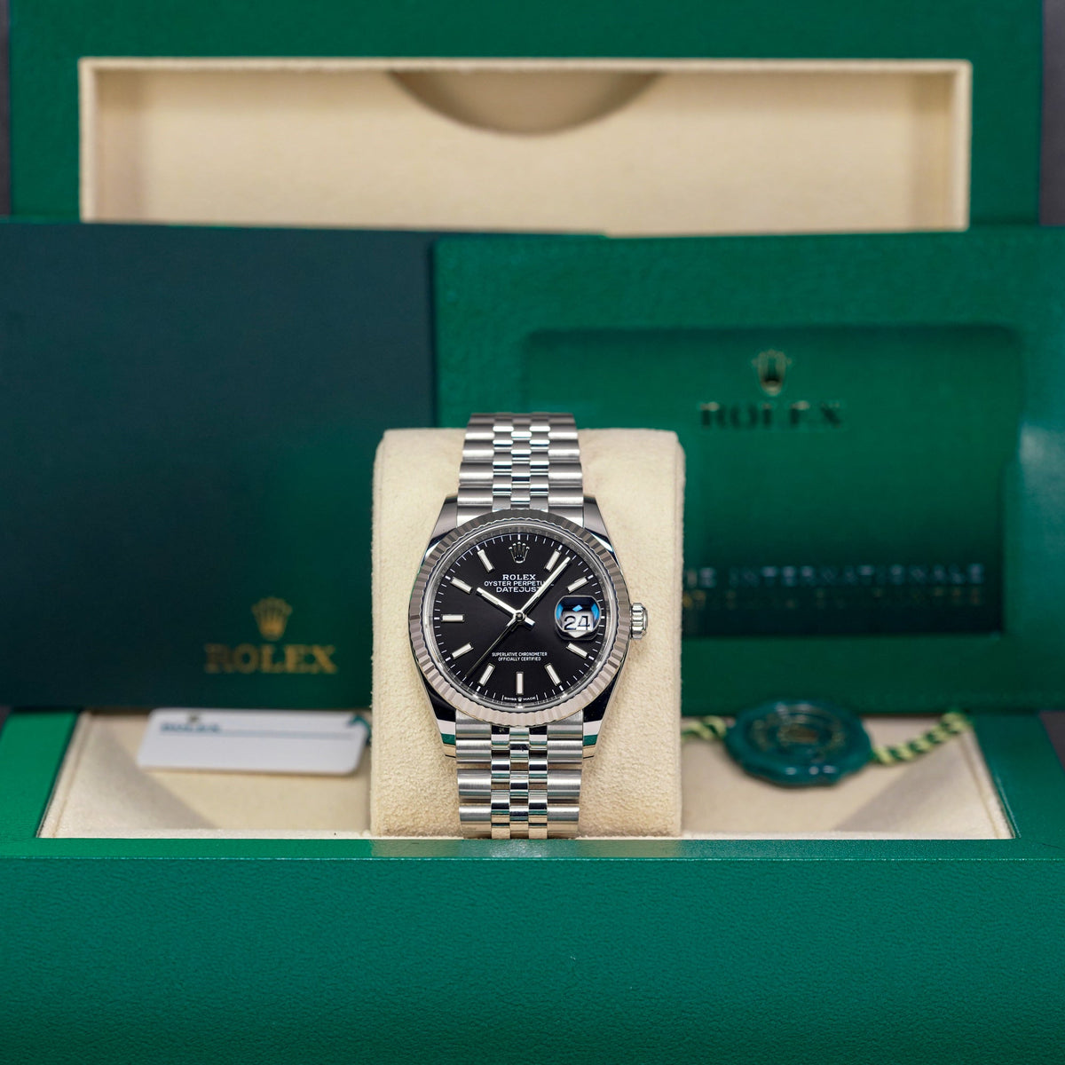 DATEJUST 36MM BLACK DIAL (2022)