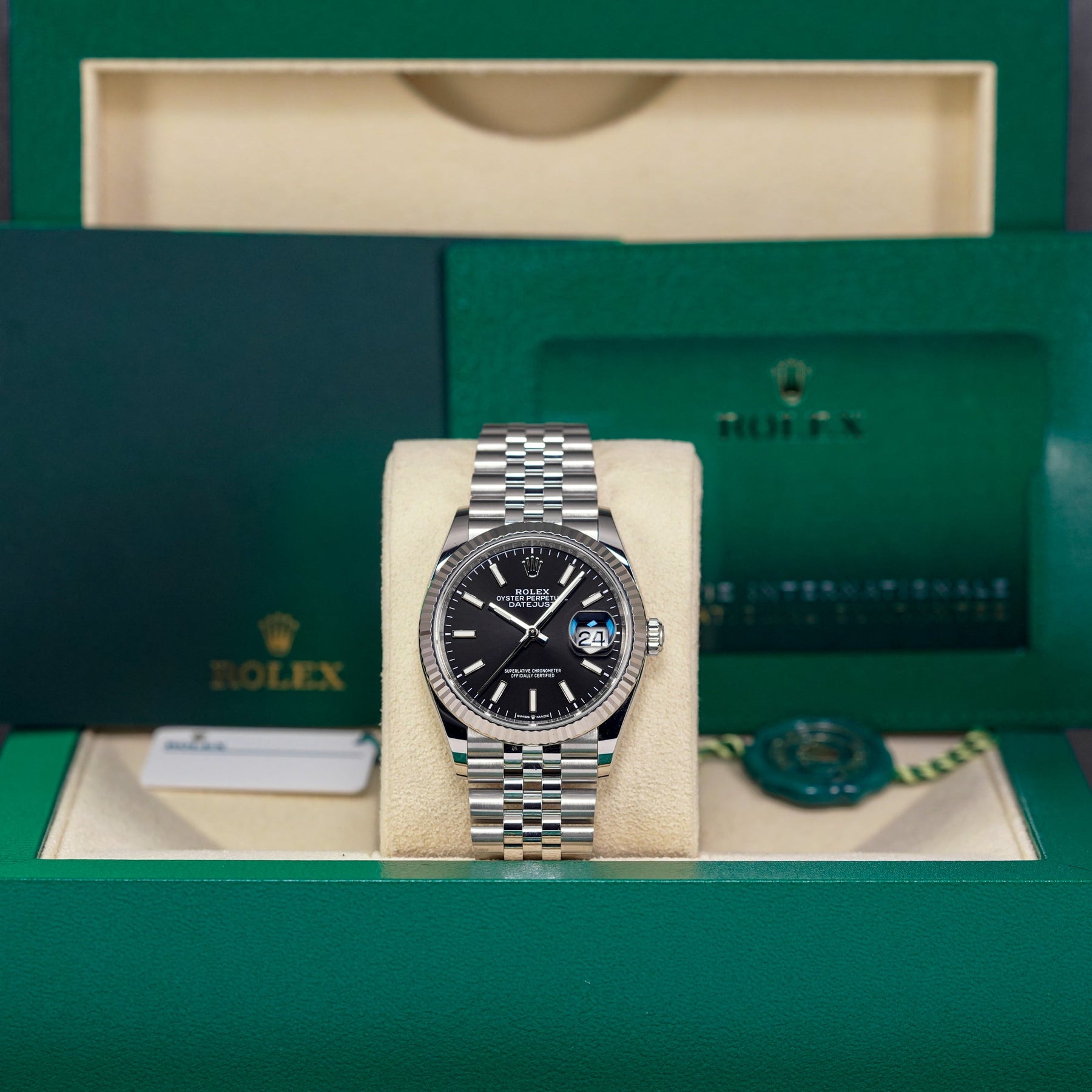 DATEJUST 36MM BLACK DIAL (2022)