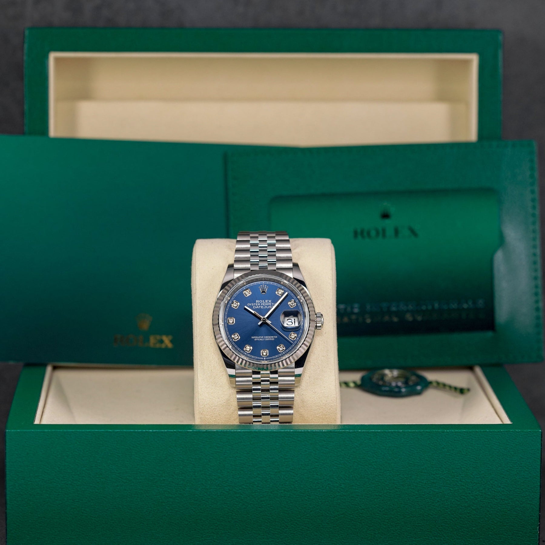 DATEJUST 36MM BLUE DIAMOND DIAL (2026)