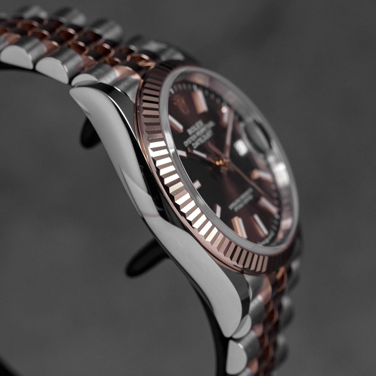 DATEJUST 36MM TWOTONE ROSEGOLD CHOCO DIAL (2025)
