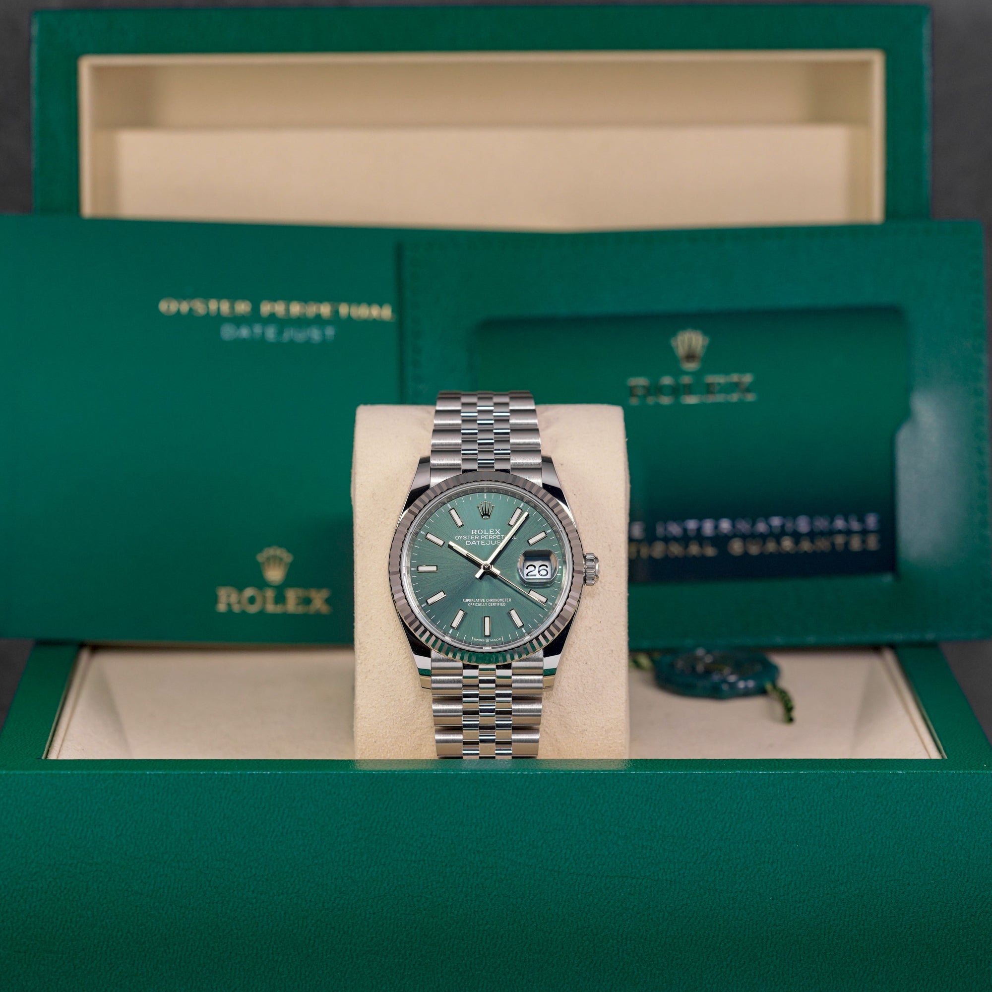 DATEJUST 36MM MINT GREEN DIAL (2026)