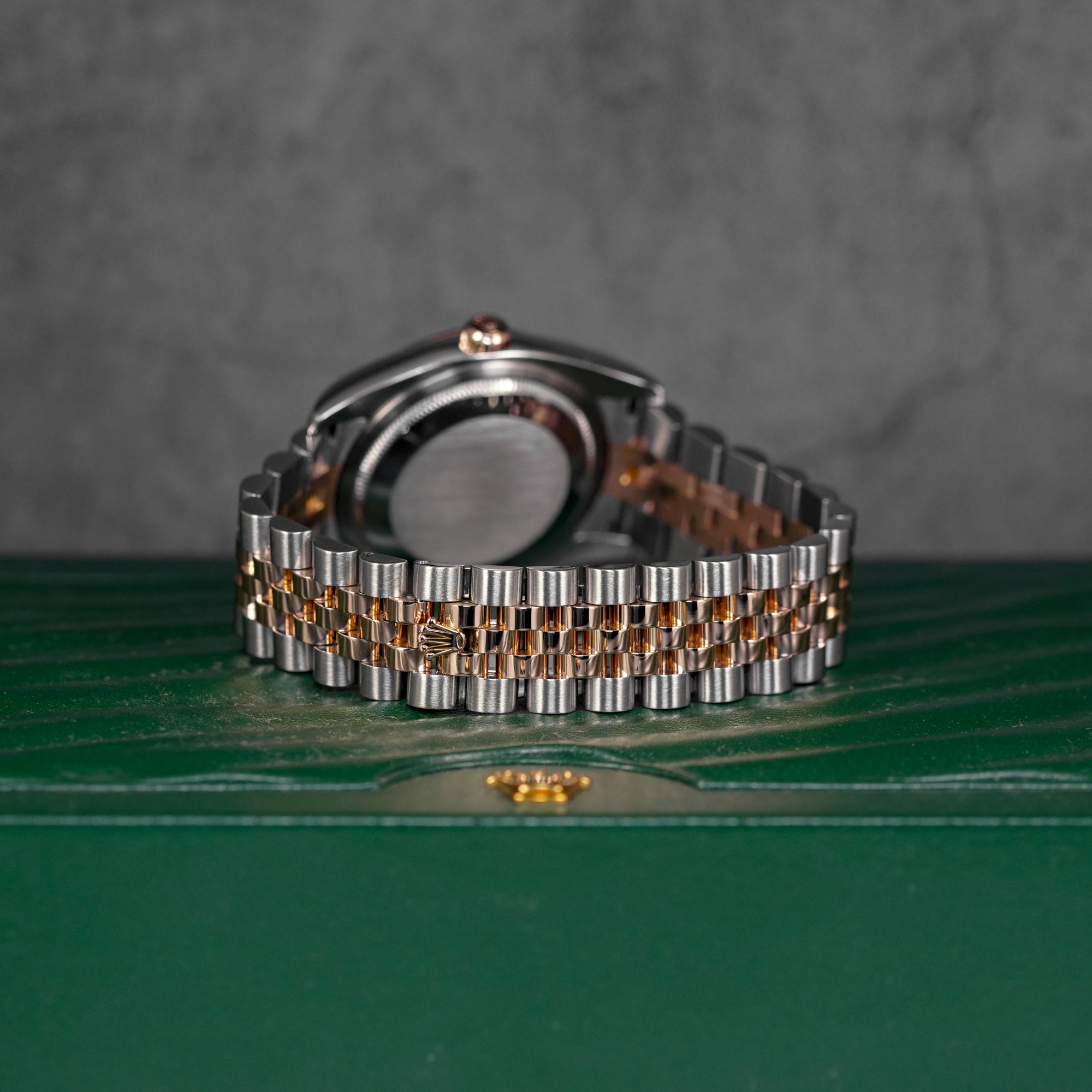 DATEJUST 36MM TWOTONE ROSEGOLD SILVER COMPUTERIZED DIAMOND DIAL (2007)