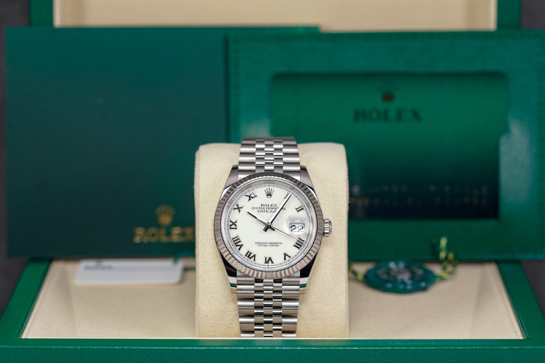 harga rolex datejust 36 white roman indonesia