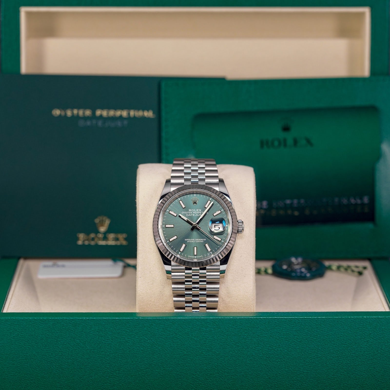 DATEJUST 36MM MINT GREEN DIAL (2025)