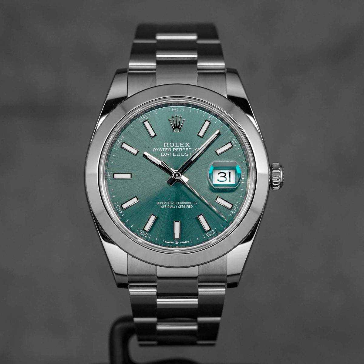 DATEJUST 41MM MINT GREEN DIAL (2025)
