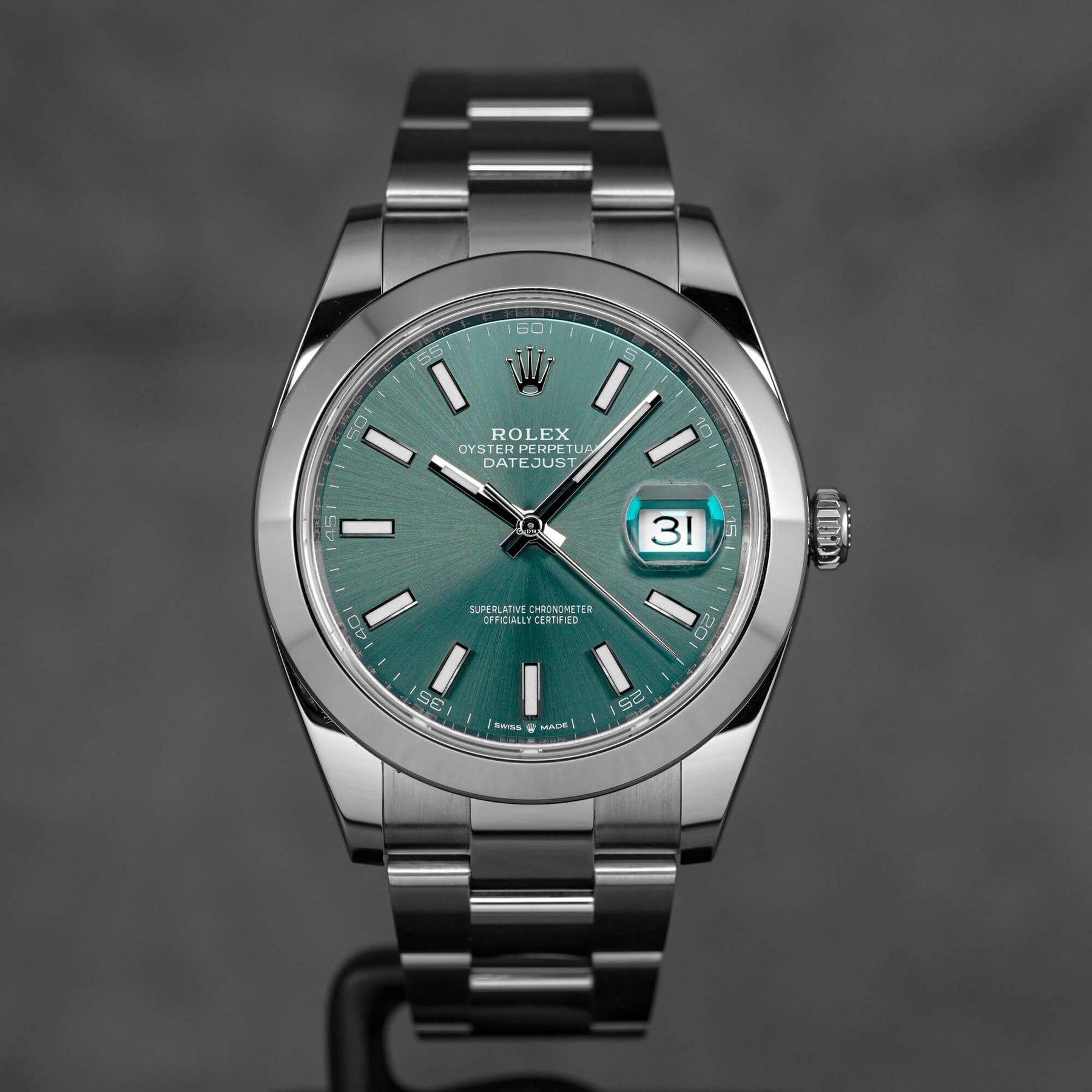 DATEJUST 41MM MINT GREEN DIAL (2025)