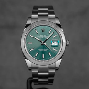 DATEJUST 41MM MINT GREEN DIAL (2025)