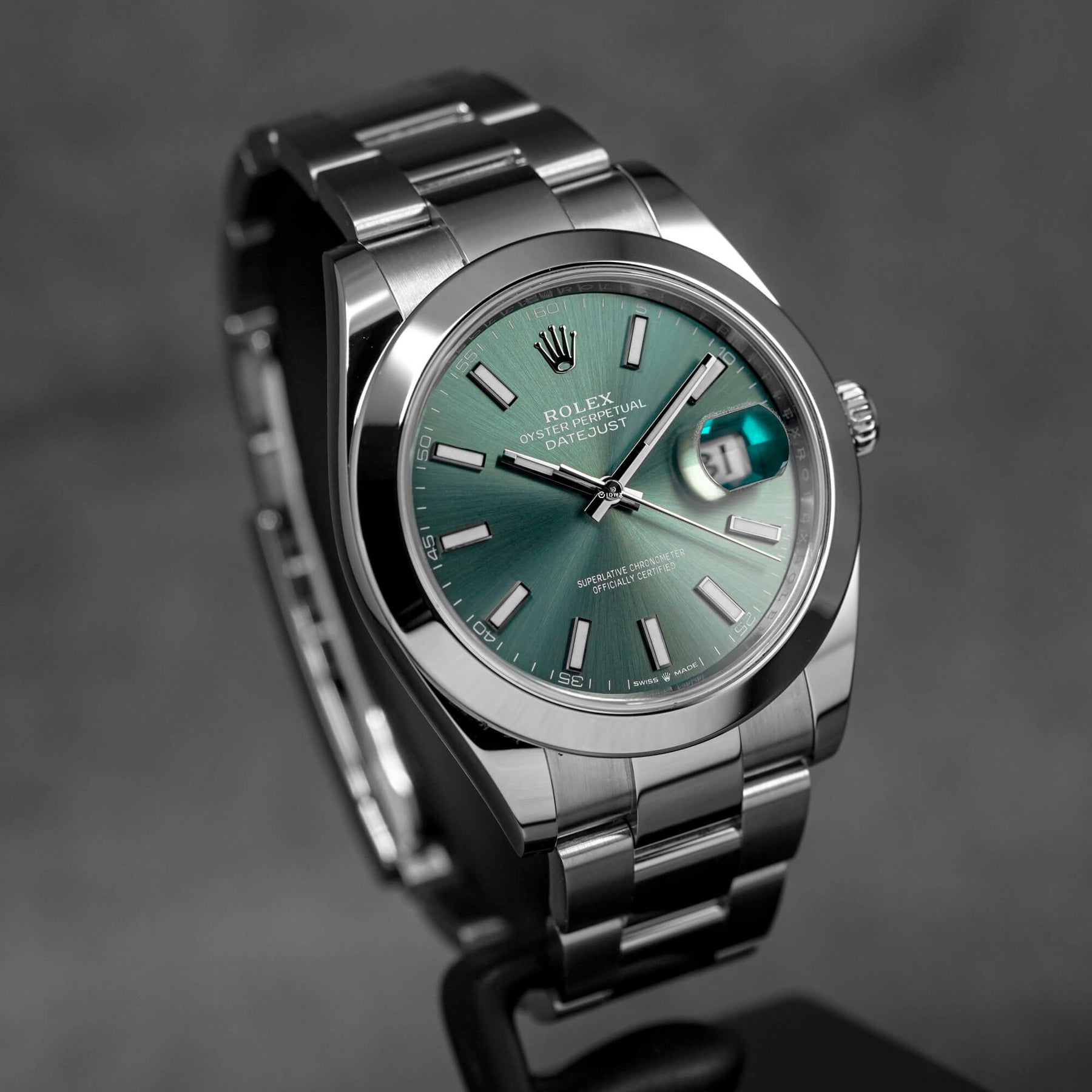 DATEJUST 41MM MINT GREEN DIAL (2025)