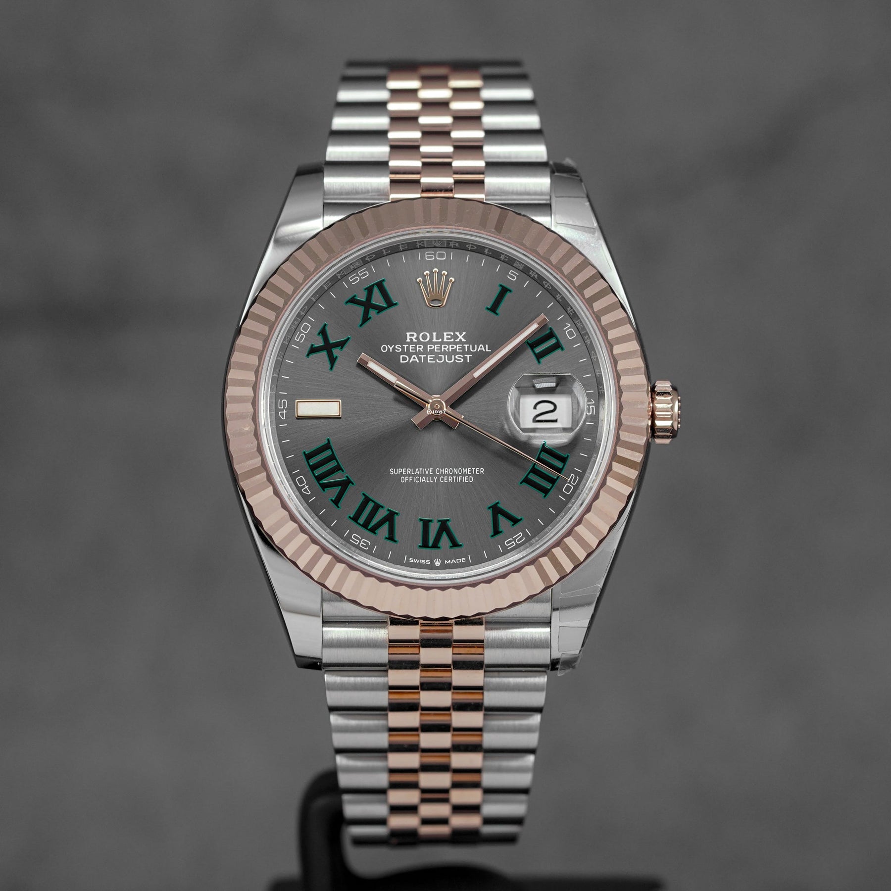 DATEJUST 41MM TWOTONE ROSEGOLD WIMBLEDON DIAL (2026)