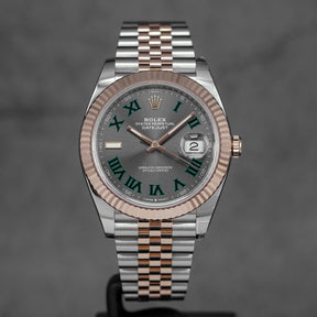 DATEJUST 41MM TWOTONE ROSEGOLD WIMBLEDON DIAL (2026)