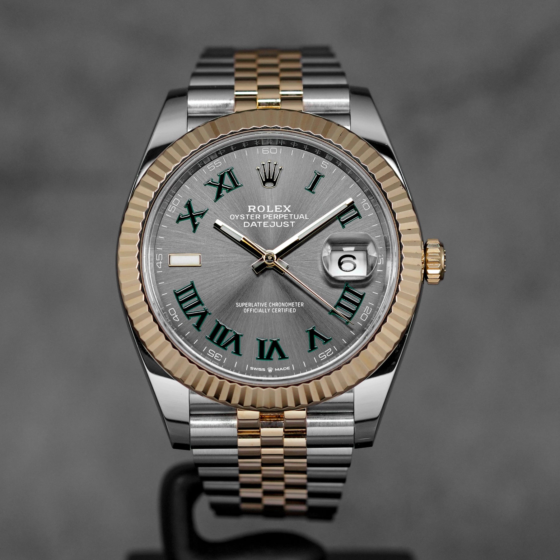 harga rolex datejust 41 yellowgold wimbledon indonesia