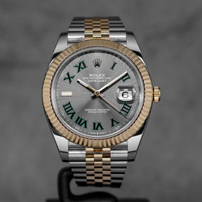 harga rolex datejust 41 yellowgold wimbledon indonesia