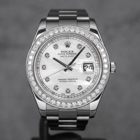 harga rolex datejust ii custom diamond mop