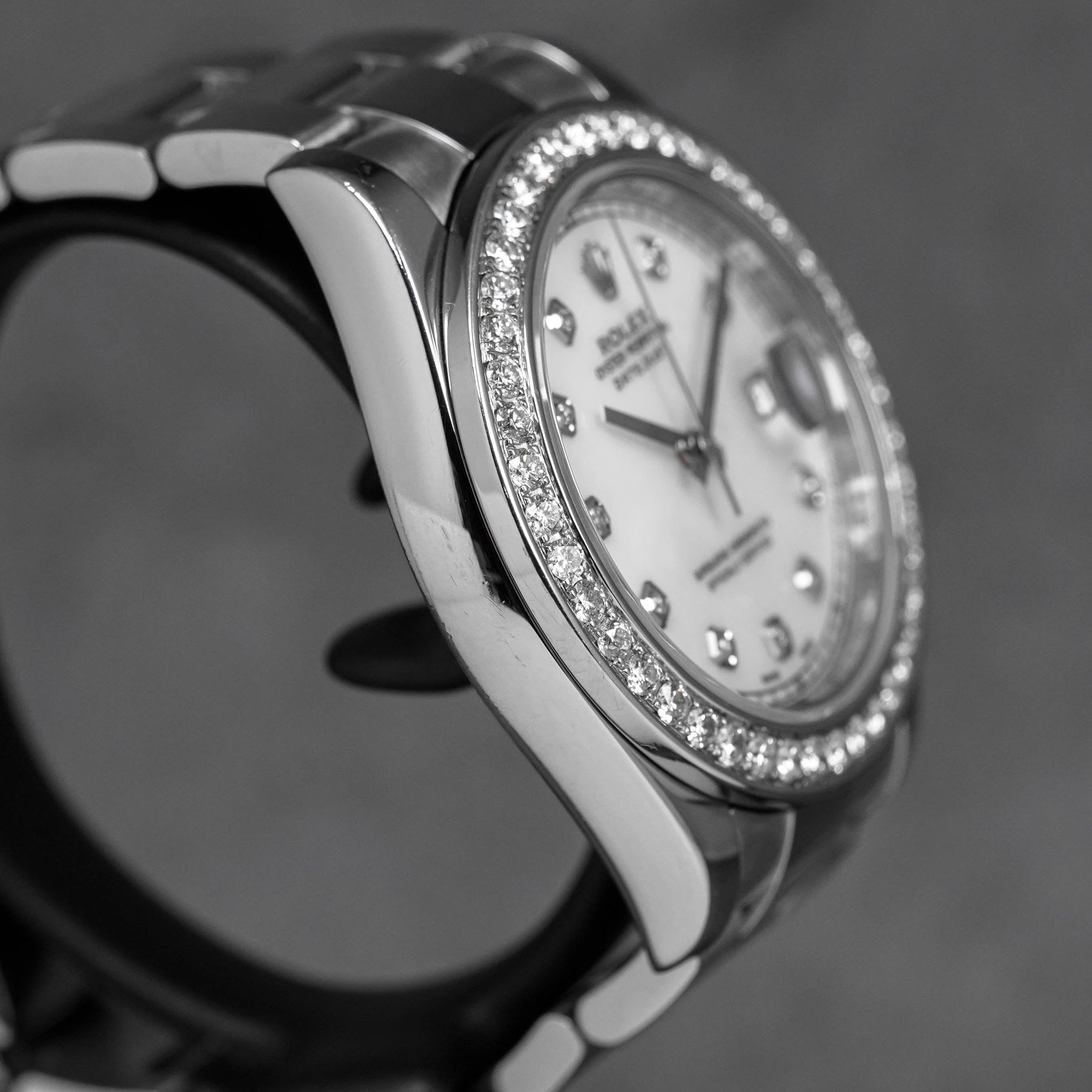 harga rolex datejust ii custom diamond mop