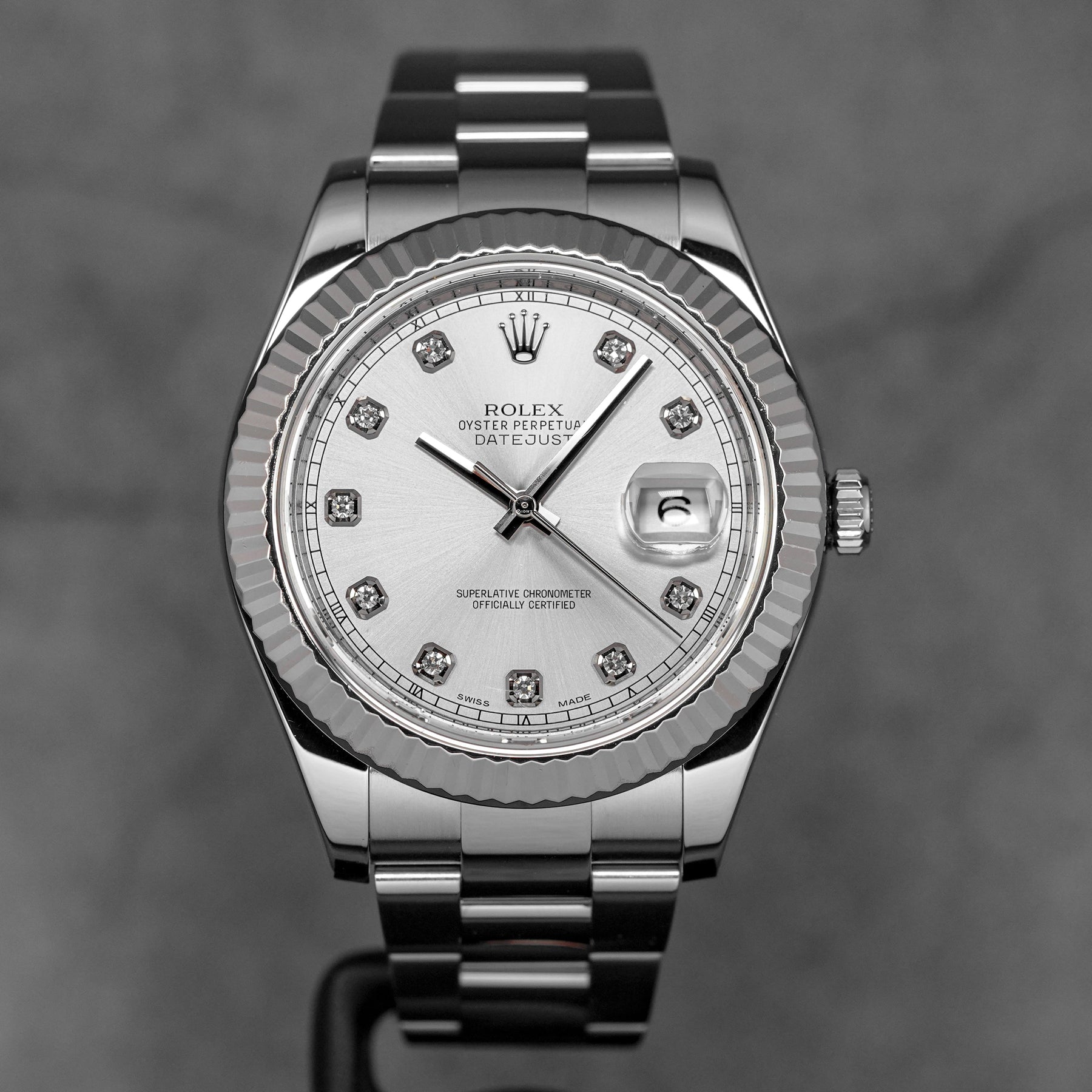 harga rolex datejust ii silver diamond indonesia