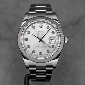harga rolex datejust ii silver diamond indonesia
