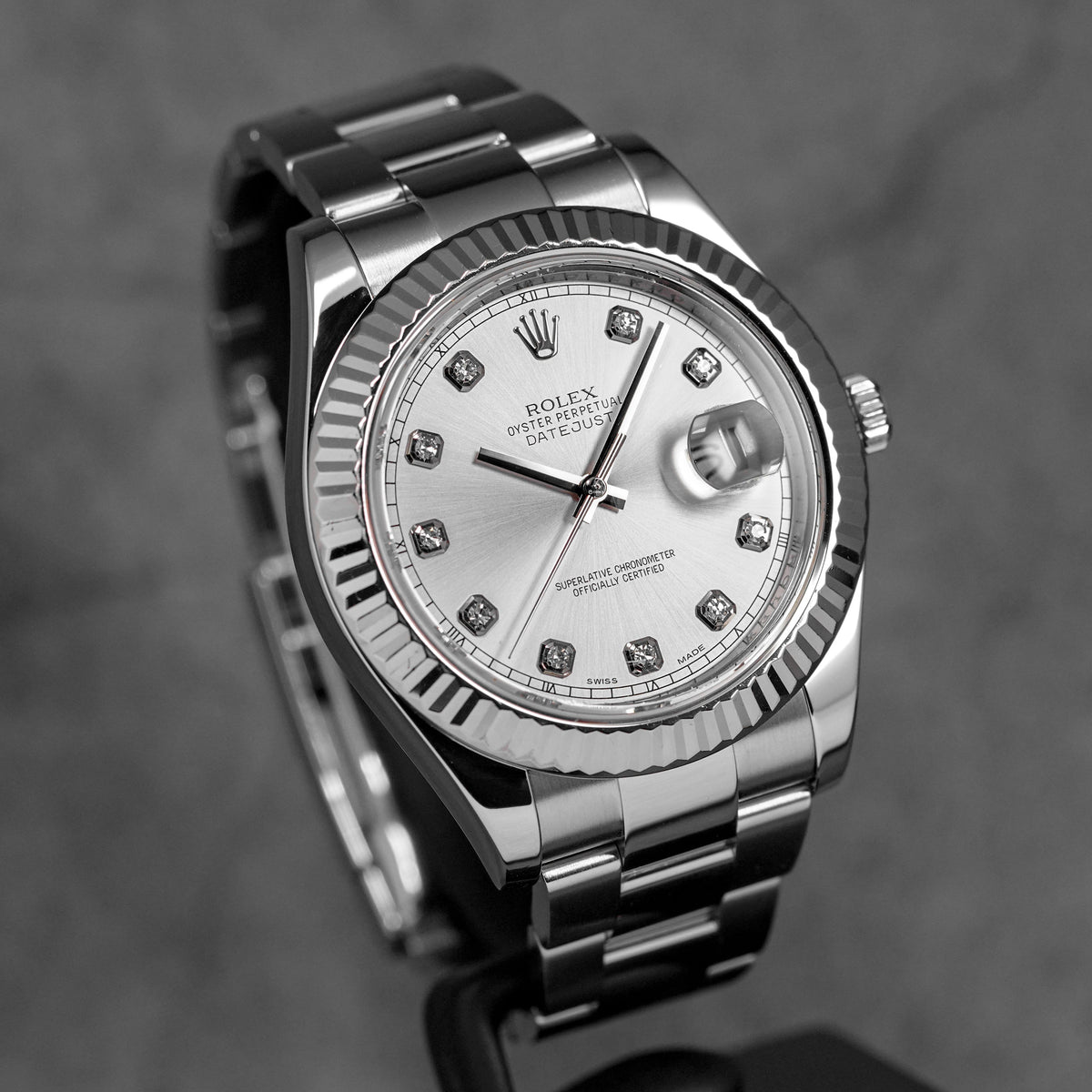 harga rolex datejust ii silver diamond indonesia