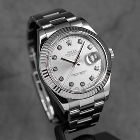 harga rolex datejust ii silver diamond indonesia