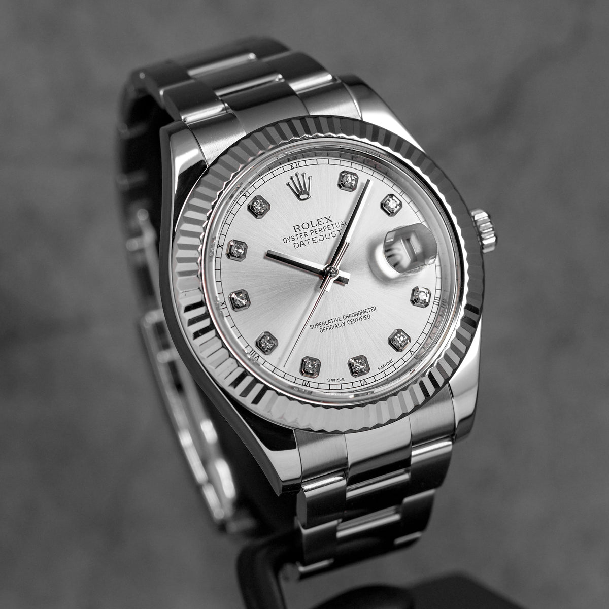 harga rolex datejust ii silver diamond indonesia