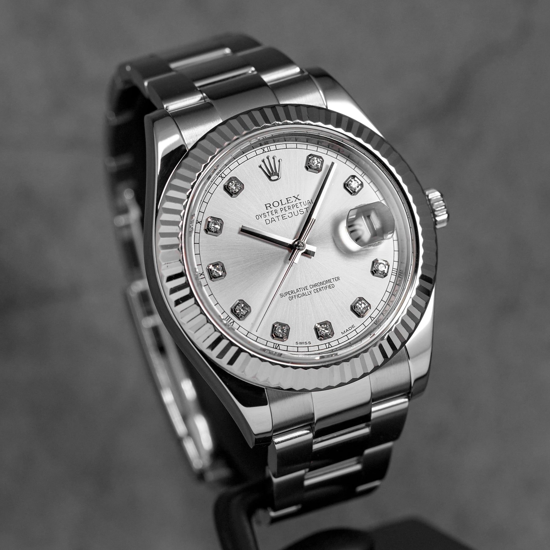 harga rolex datejust ii silver diamond indonesia