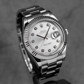 harga rolex datejust ii silver diamond indonesia