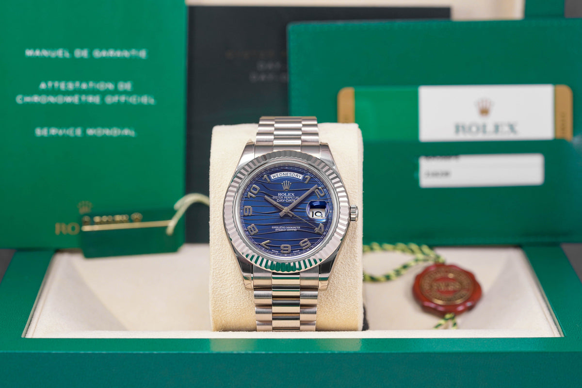 harga rolex daydate ii blue wave indonesia
