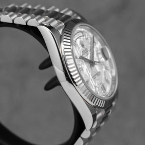 DAYDATE 40MM WHITEGOLD METEORITE DIAMOND DIAL (2019)