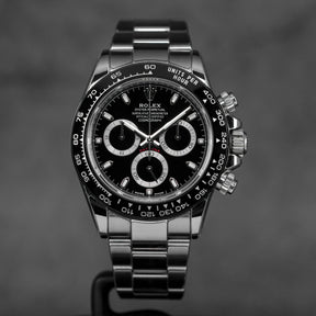 DAYTONA STEEL BLACK DIAL CERAMIC BEZEL (2023)