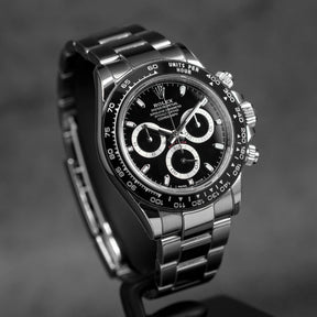 DAYTONA STEEL BLACK DIAL CERAMIC BEZEL (2023)