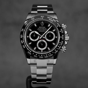 DAYTONA STEEL BLACK DIAL CERAMIC BEZEL (2021)