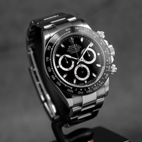 DAYTONA STEEL BLACK DIAL CERAMIC BEZEL (2021)