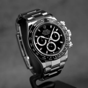 DAYTONA STEEL BLACK DIAL CERAMIC BEZEL (2018)