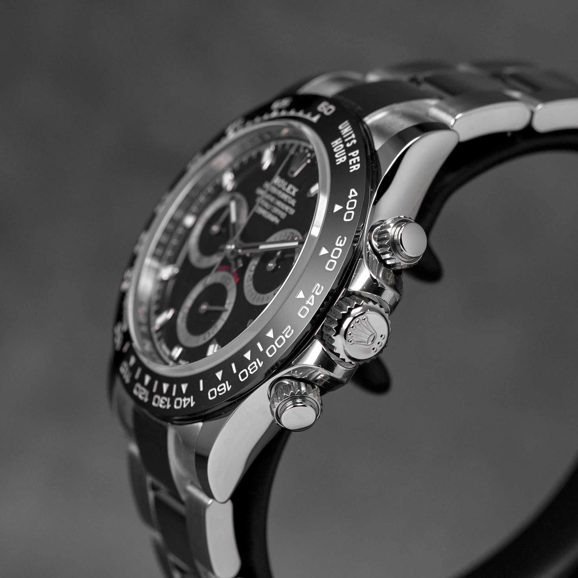 DAYTONA STEEL BLACK DIAL CERAMIC BEZEL (2021)