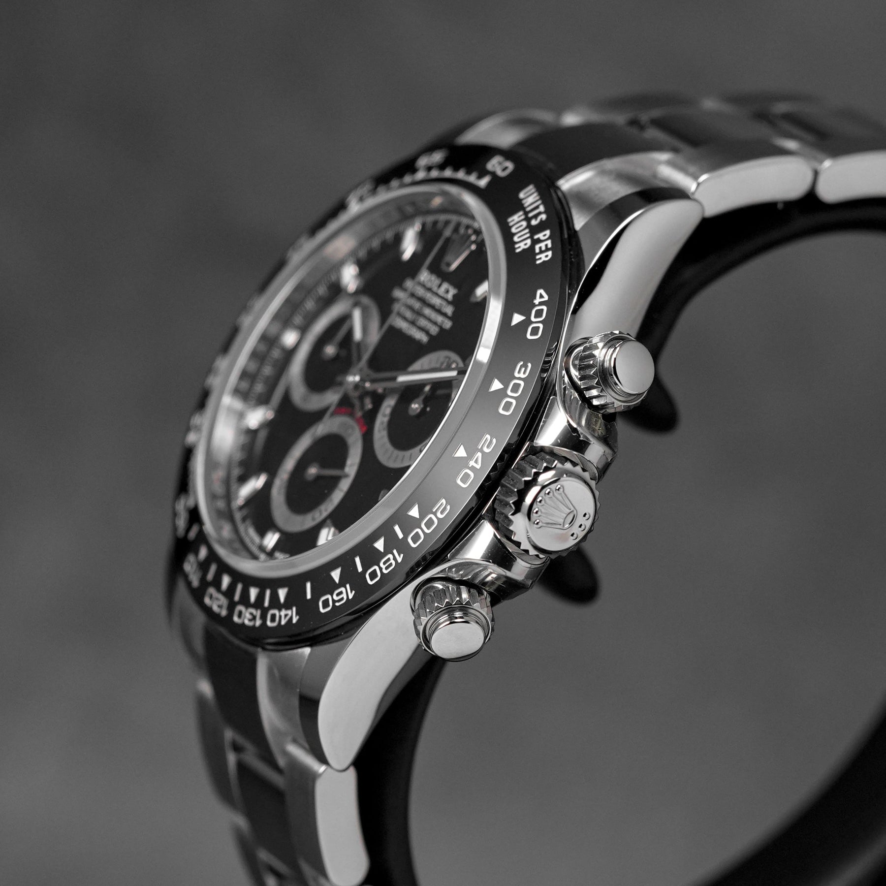 DAYTONA STEEL BLACK DIAL CERAMIC BEZEL (2021)