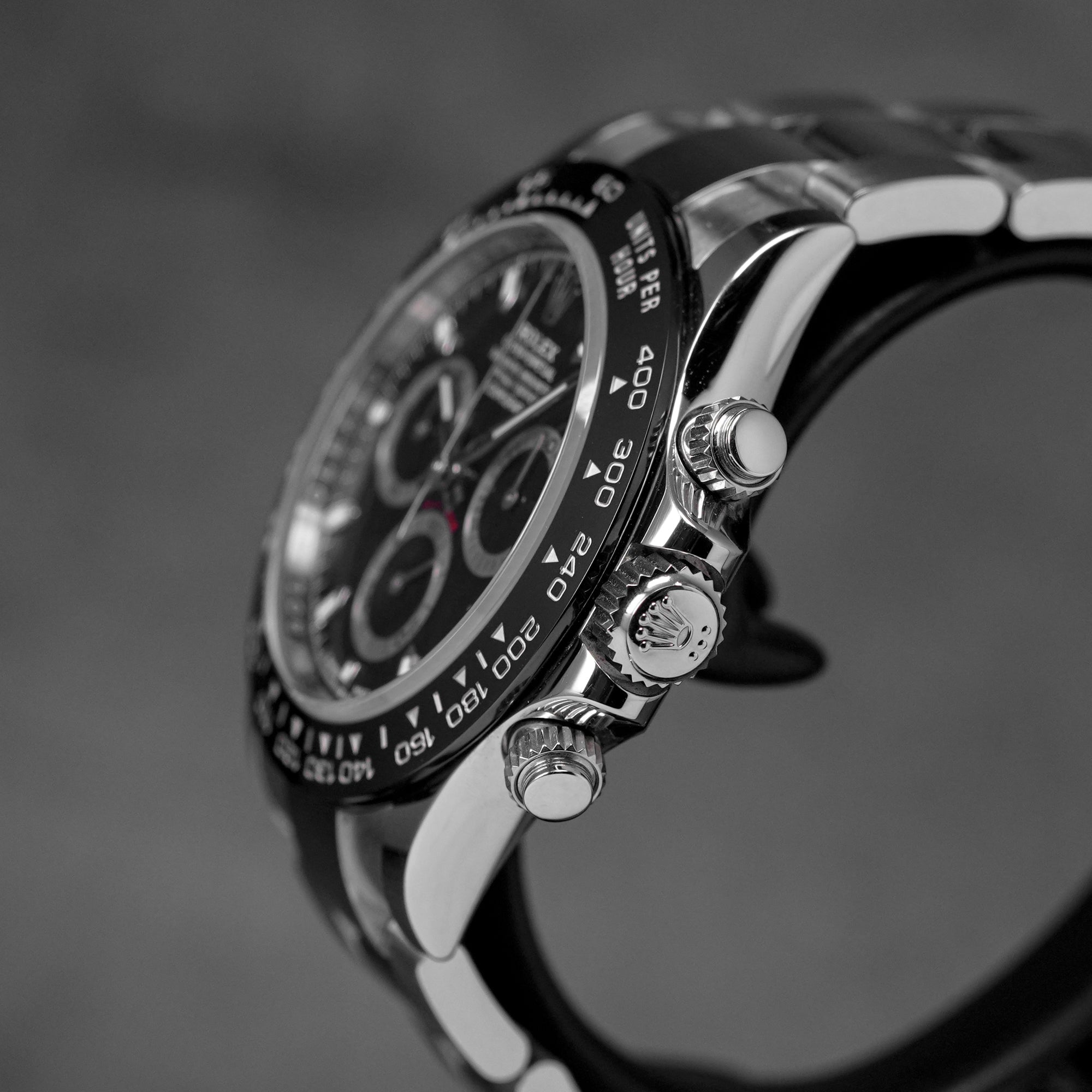 DAYTONA STEEL BLACK DIAL CERAMIC BEZEL (2018)