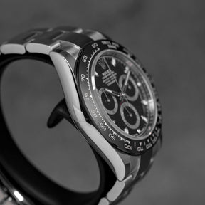 DAYTONA STEEL BLACK DIAL CERAMIC BEZEL (2021)