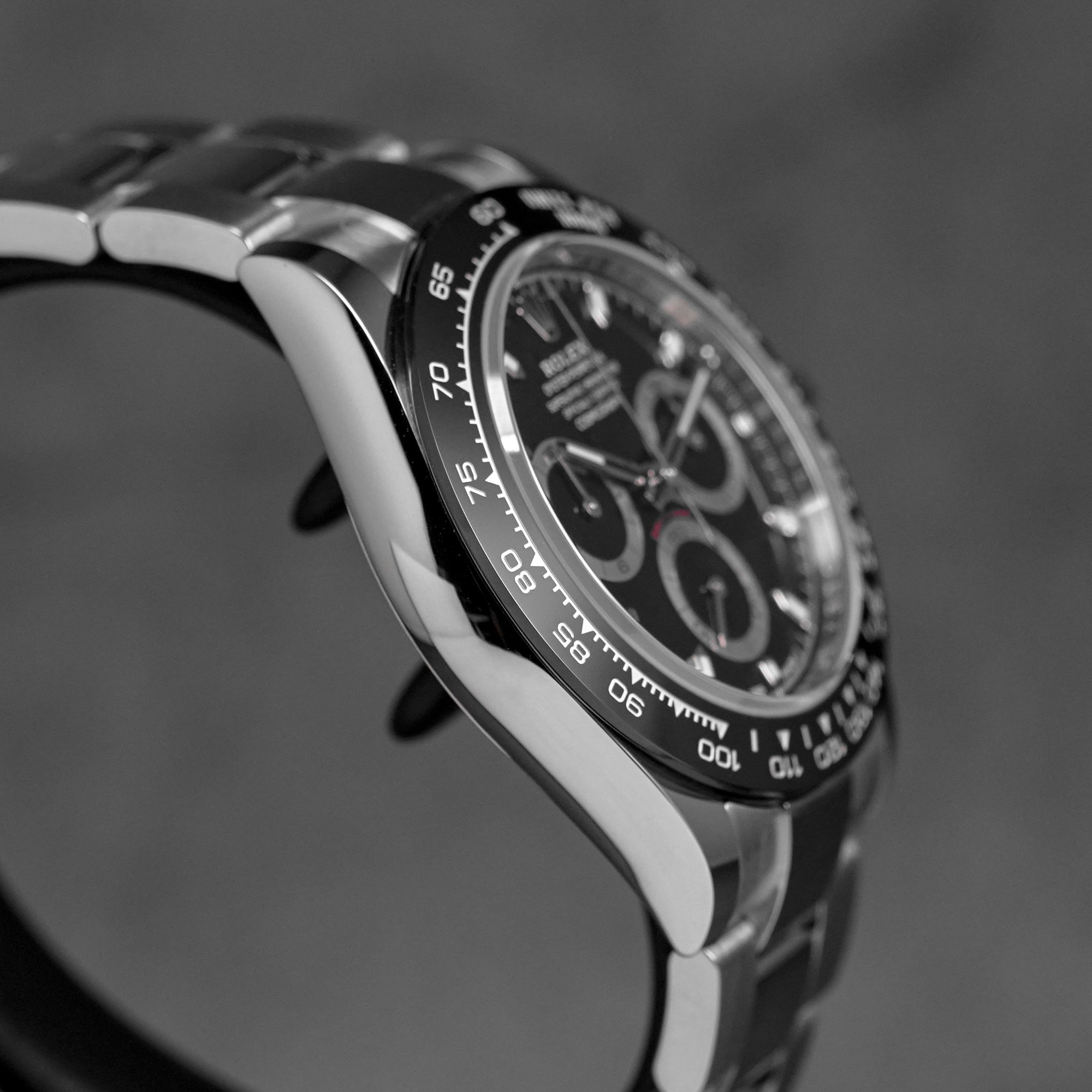 DAYTONA STEEL BLACK DIAL CERAMIC BEZEL (2021)