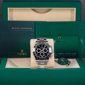 DAYTONA STEEL BLACK DIAL CERAMIC BEZEL (2021)