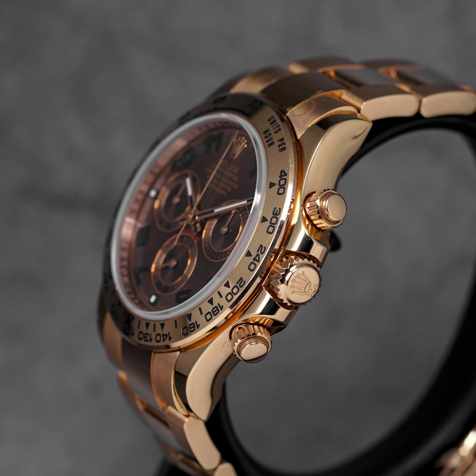 DAYTONA ROSEGOLD CHOCO ARABIC DIAL (WATCH ONLY)
