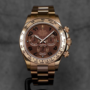 DAYTONA ROSEGOLD CHOCO ARABIC DIAL (WATCH ONLY)