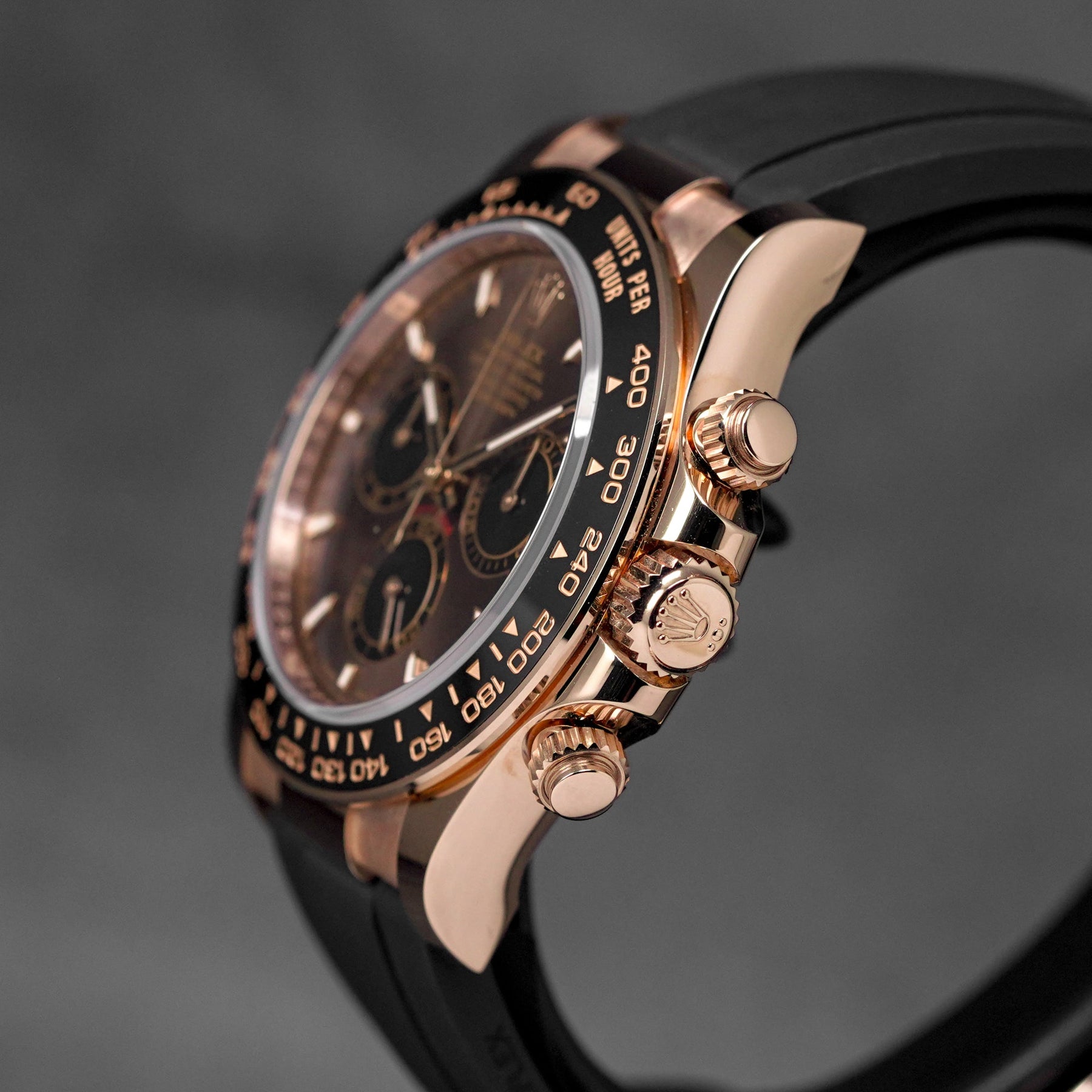 DAYTONA OYSTERFLEX ROSEGOLD CHOCO DIAL RING BEZEL (2025)
