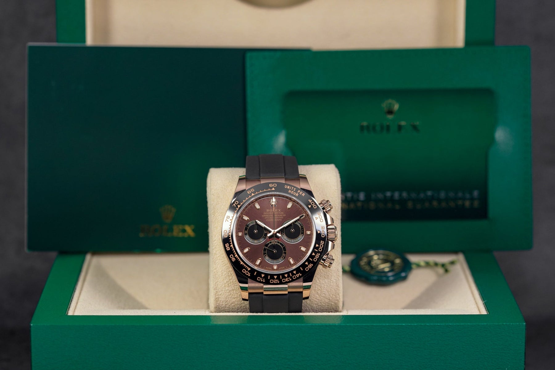 DAYTONA OYSTERFLEX ROSEGOLD CHOCO DIAL (2021)