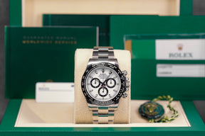 DAYTONA WHITE PANDA DIAL CERAMIC BEZEL (2019)
