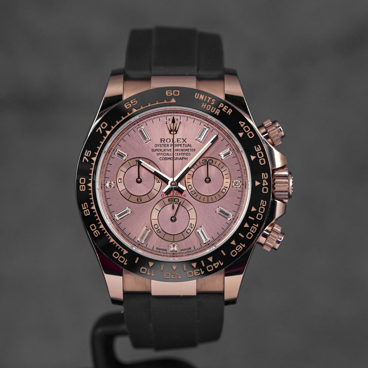 DAYTONA OYSTERFLEX ROSEGOLD PINK SUNDUST DIAMOND DIAL (2019)