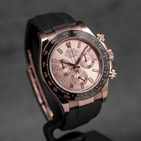 DAYTONA OYSTERFLEX ROSEGOLD PINK SUNDUST DIAMOND DIAL (2019)