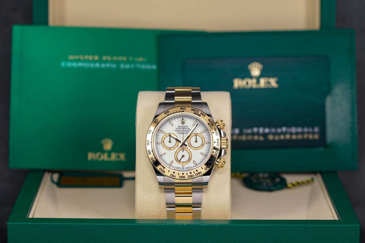DAYTONA TWOTONE YELLOWGOLD WHITE DIAL (2026)