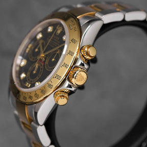 harga rolex daytona yellowgold black diamond indonesia