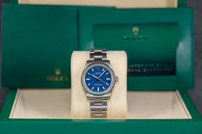 OYSTER PERPETUAL 31MM MED BLUE DIAL (2026)
