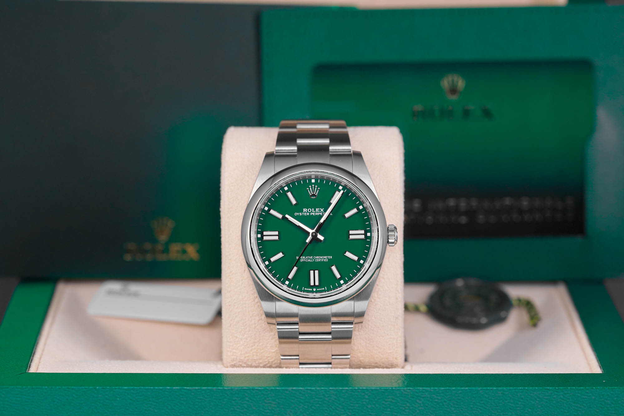 OYSTER PERPETUAL 41MM GREEN DIAL (2022)