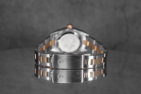 OYSTER PERPETUAL 24MM TWOTONE YELLOWGOLD CHAMPAGNE DIAL (WATCH ONLY)